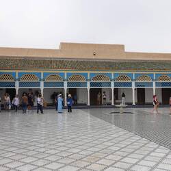 Der größte marmorierte Platz des Palastes