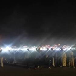 Wieder der Place Djemaa el-Fna - diesmal ein Video, damit man die Musik hören kann