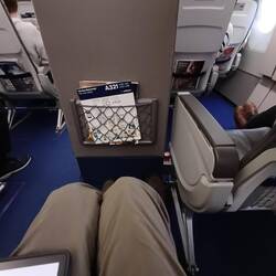 Komfortabler Sitz nach Frankfurt
