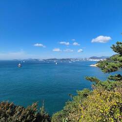 Busan am Horizont