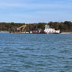 USCG with lots of nav buoys