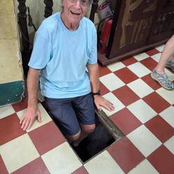 Going through the floor