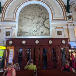 Telephone boxes and times in other cities