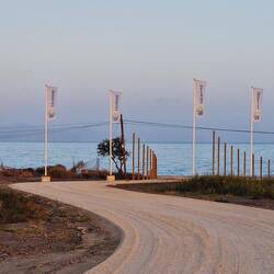 Hier - direkt nebenan - entsteht ein neuer Stellplatz mit 120 Plätzen