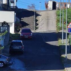 Nicht zimperlich mit Steigungen sind die hier