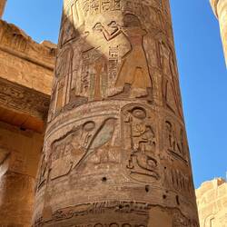 Columns with Ramses II cartouche