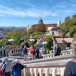 Entering the grounds of Melk Abbey