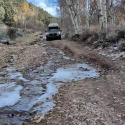 The road became a stream