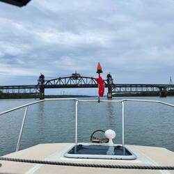 Railroad bridge at Highway 70.