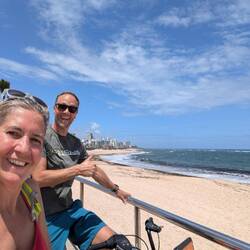 Meer dan 20 km gefietst langs de stranden van Salvador