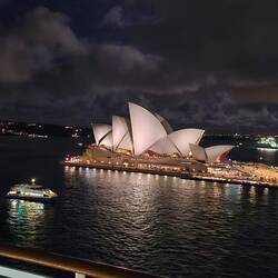 Our ship sailed right past the Opera house