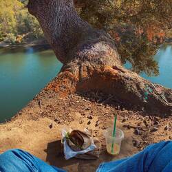 burger date on the bluffs