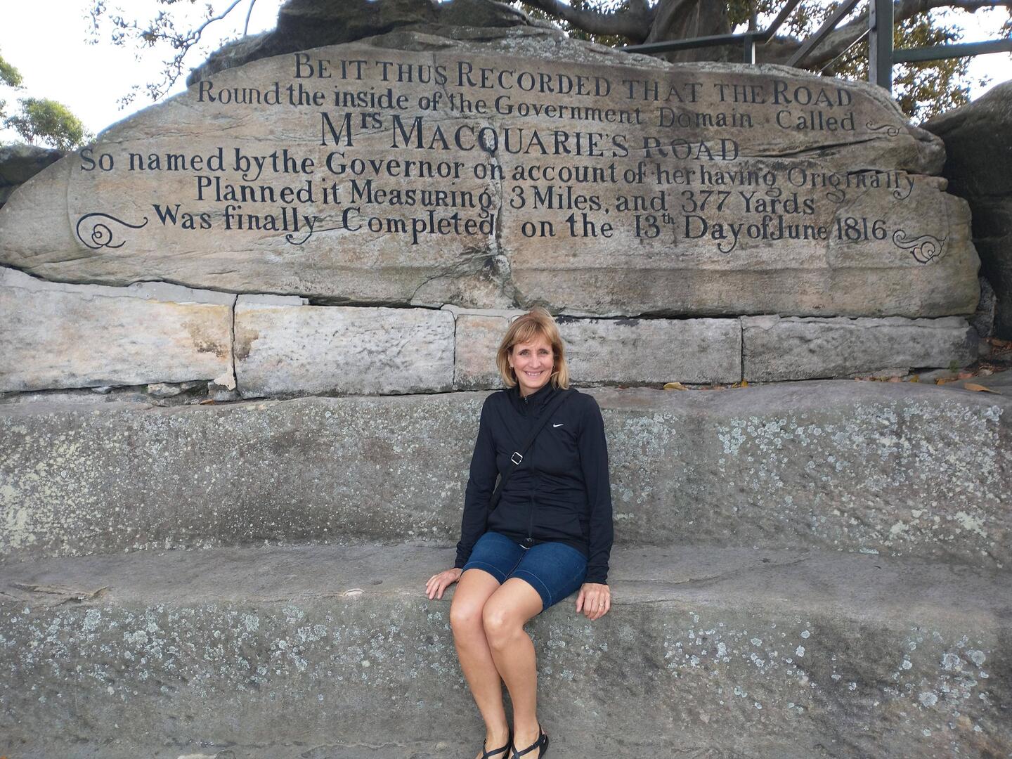 Mrs Macquarie's chair in the Sydney Royal Botanical Garden