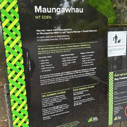 Mt. Eden der höchste Punkt von Auckland