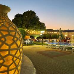 Abends im Hotel Golden Tulip Nizwa