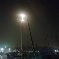 Le bateau prêt au départ