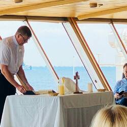 In welcher Kirche hat man schon Sicht auf's Meer