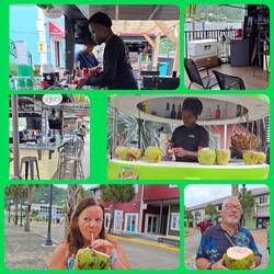 Leckere Getränke an der Pier