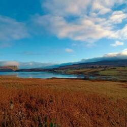 Début de la rando dans le parc naturel de Storr