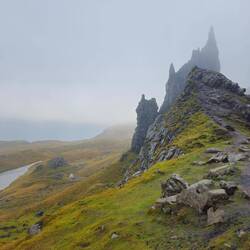 Old man of Storr dans la brume