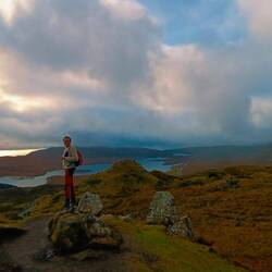 Vue sur l'île de Raasay en face :)