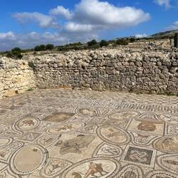 Mosaïque des 12 travaux d'Hercule