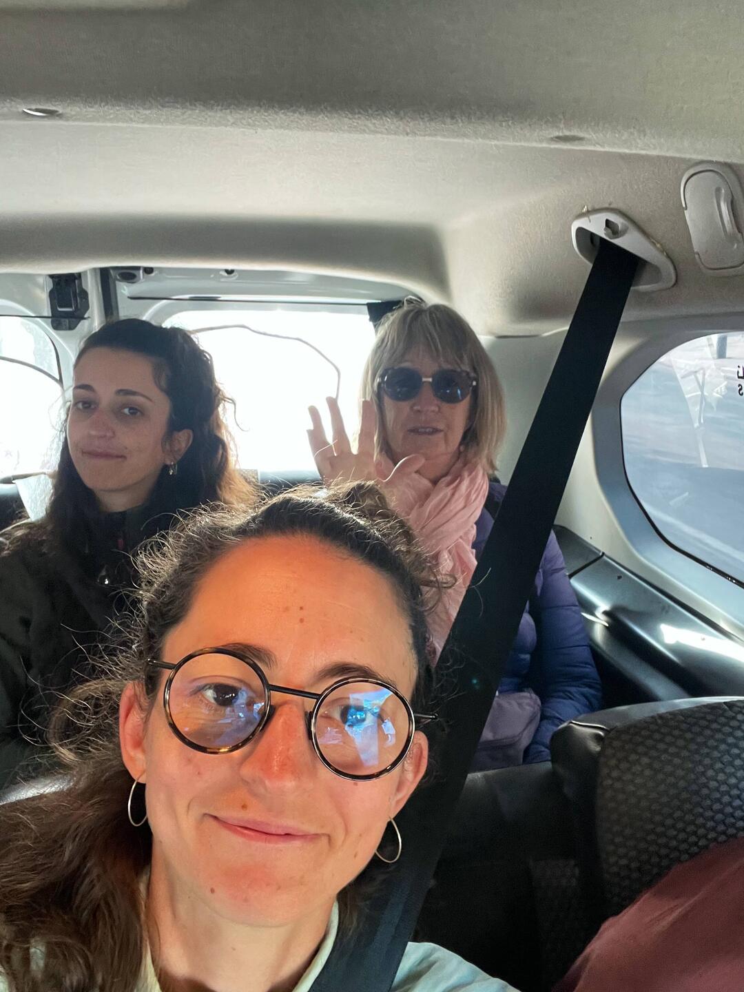 Dans le taxi pour Volubilis
