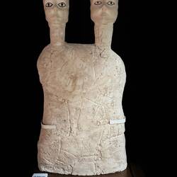Two headed statue the oldest human statues ever made
