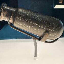 Communication with pottery, song, or written