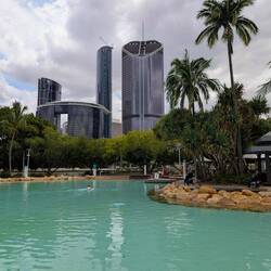 Der kostenlose Pool im South Bank Park