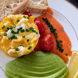 Frühstück im Heal House B&B