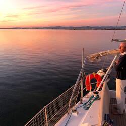 The captain is glowing