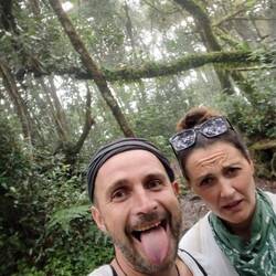 Fast oben angekommen....anstrengend!