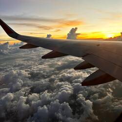 Vlucht naar Thailand