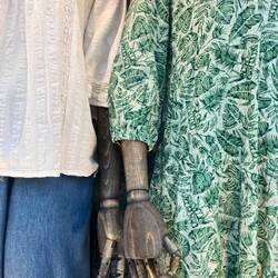 Old wooden maniquins