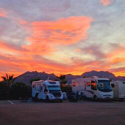 Was für ein Abendrot!