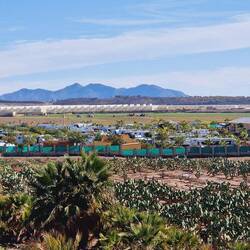 Blick auf den Stellplatz!