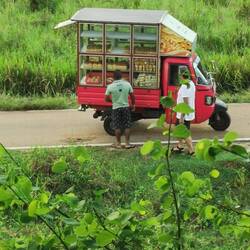 Der Bäcker kam zufällig vorbei