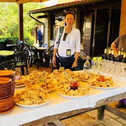 Die Verkostung steht bereit