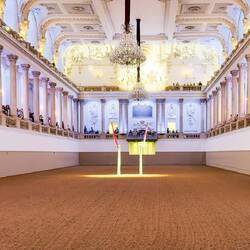 Hall of the Winter Riding School ... the venue for the Lipizzaner performances at Hofburg.