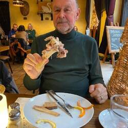 That was a big Eisbein (a German dish of corned ham hock)