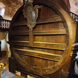 The Heidelberg Tun, the largest wine barrel in the world.
