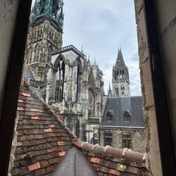 View from Jeanne d'Arc Museum