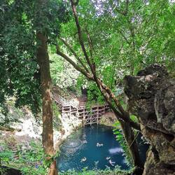 Cenote Zaci mitte in Vallodolid