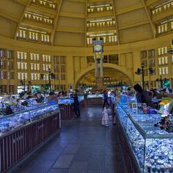 The central hall with watches and jewellery