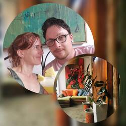 Zwei Watze bei der Cocktail happy hour.