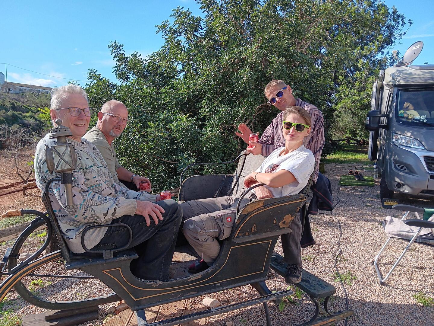 Stefan, Andreas, Franzi und Mario