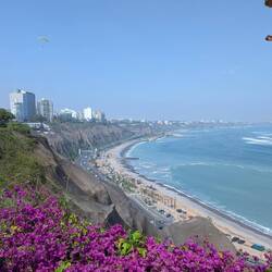 The malecon in Miraflores