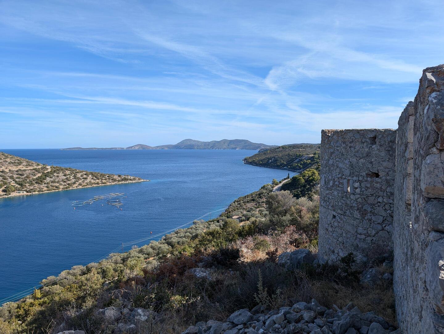 Die Kastro Favierou Ruine