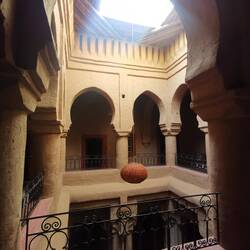 Die Kasbah Tamnougalt von innen